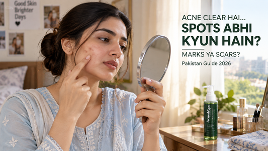 Acne Clear Ho Gaya, Lekin Spots Reh Gaye? Acne Marks vs Scars Pakistan 2026
