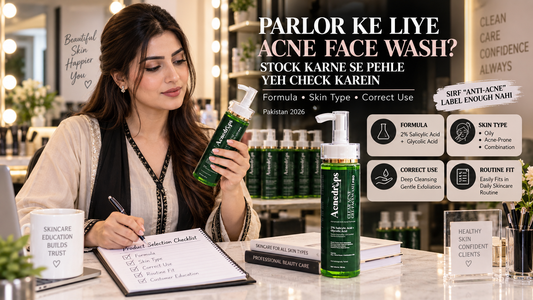 Can Beauty Parlors Stock Acne Face Wash for Customers? Pakistan Guide 2026