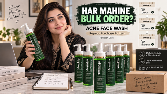 Why Is One Customer Regularly Ordering Acne Face Wash in Bulk? Pakistan 2026