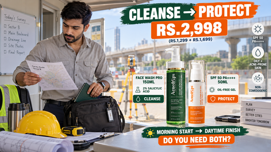 ACNEDROPS Face Wash + SPF 50 Price in Pakistan – Is the Rs.2,998 Daytime Pair Worth Buying?