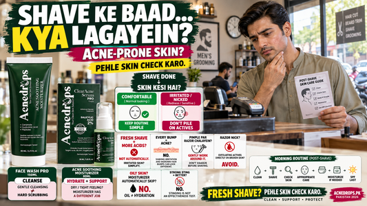 Acne-Prone Skin After Shaving – What Should Men Use? Pakistan 2026