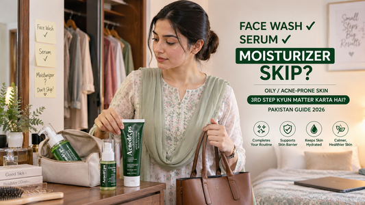 Face Wash + Acne Serum Use Kar Rahe Hain — Moisturizer Skip Karna Theek Hai? Pakistan 2026