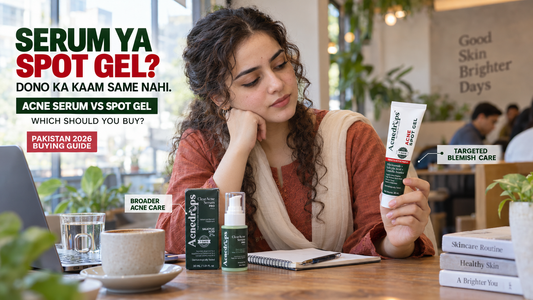 Acne Serum vs Spot Gel in Pakistan 2026 – Which Should You Buy?
