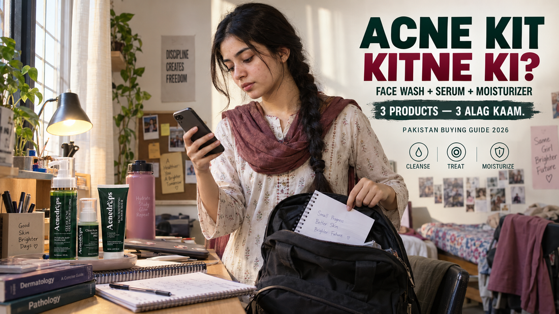 Acne Skincare Kit Price in Pakistan 2026 – Face Wash, Serum & Moisturizer Buying Guide