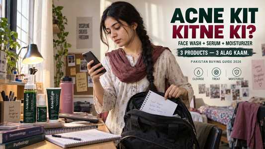 Acne Skincare Kit Price in Pakistan 2026 – Face Wash, Serum & Moisturizer Buying Guide