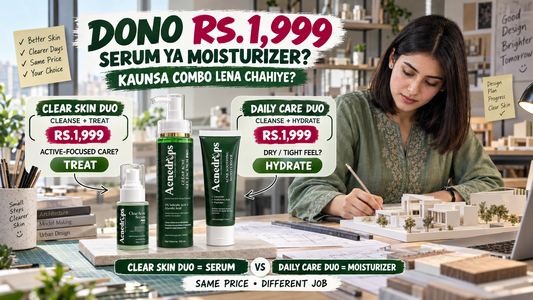 ACNEDROPS Clear Skin Duo vs Daily Care Duo – Which Rs.1,999 Acne Combo Should You Buy?