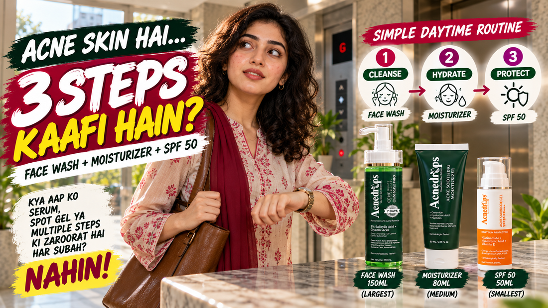 Face Wash + Moisturizer + SPF 50 – Is This Enough for Acne-Prone Skin in Pakistan? 2026