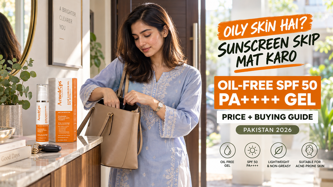 Oil-Free SPF 50 PA++++ Gel Price in Pakistan – Acne-Prone Skin Buying Guide 2026