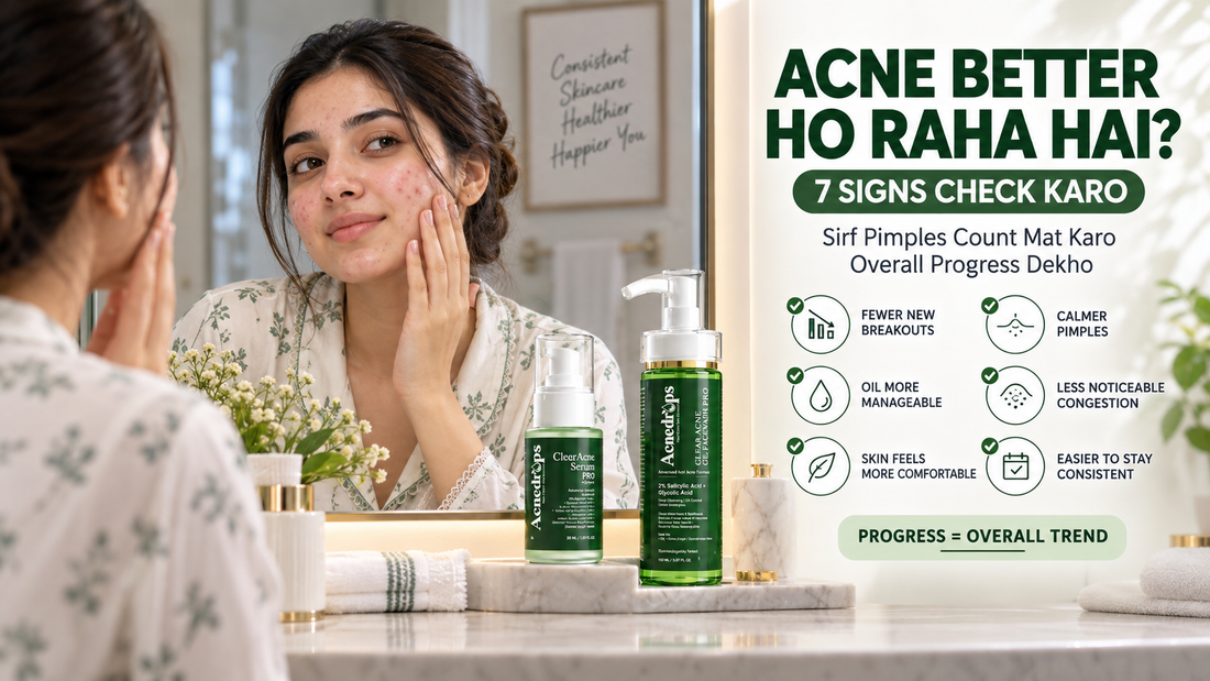 Acne Better Ho Raha Hai Ya Nahi? 7 Signs Your Acne Routine Is Working (Pakistan 2026)