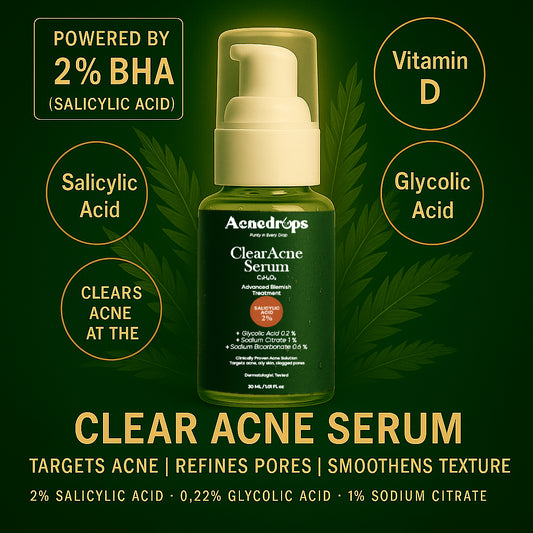 Clear Acne Serum 2% Salicylic Acid + Free Gift Inside!