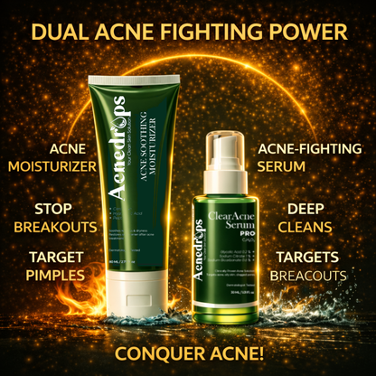 Clear Acne Serum PRO + Acne Soothing Moisturizer