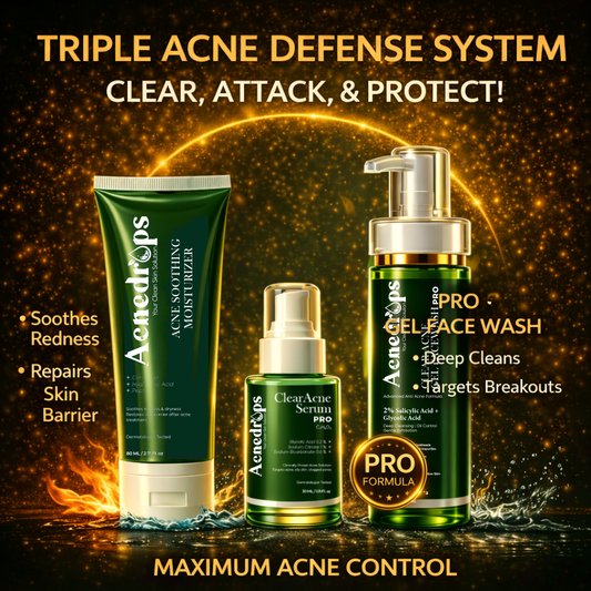 TRIPLE ACNE GUARD COMBO Attack Acne From Every Angle